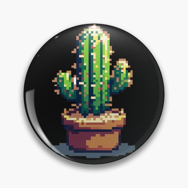 Item preview, 8 Bit Cactus Pixel Art designed and sold by QuickSticker.