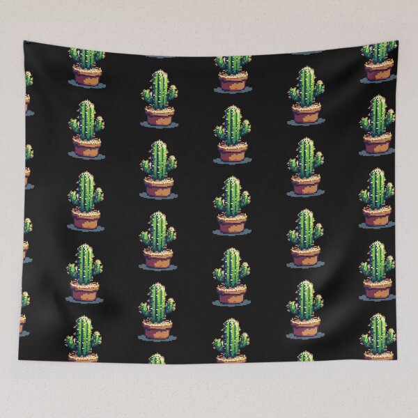 Item preview, 8 Bit Cactus Pixel Art designed and sold by QuickSticker.