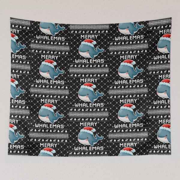 Item preview, Cetacean, Leviathan, Sea mammal, Marine mammal, Baleen, Moby Dick, Gift, Merry Christmas, Christmas Gift, Merry Whalemas designed and sold by LusterCraft.