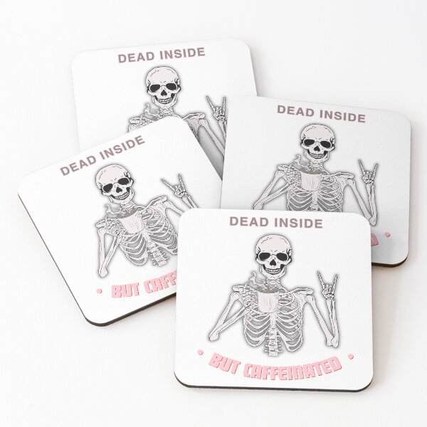 Item preview, dead inside but caffeinated - dead inside vintage - holiday dead inside designed and sold by Carola-art.