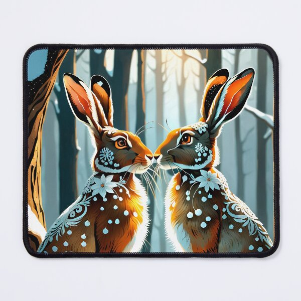 Item preview, Winter Solstice Hares designed and sold by SoniaSarkali.