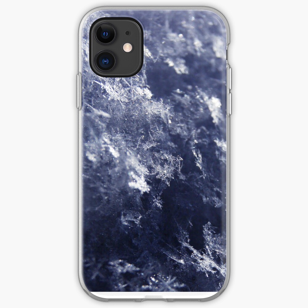Frosted Snowflakes HDR iPhone Case & Cover
