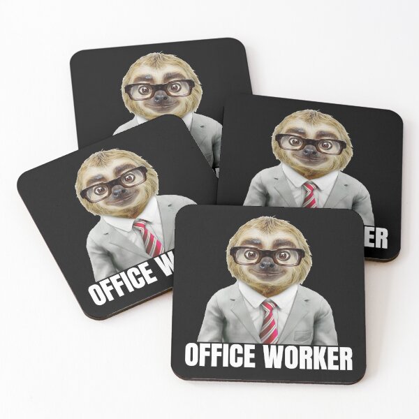Item preview, Sloth office worker designed and sold by ratchawoot.