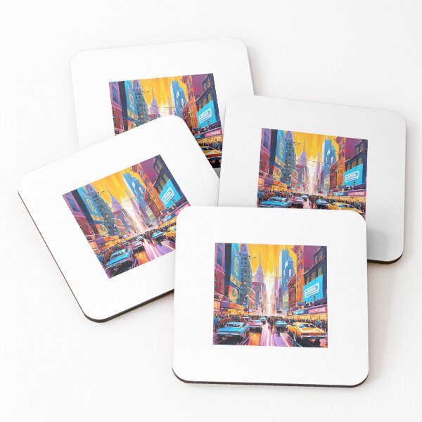 Item preview, Colorful city with cars designed and sold by Jason200000.