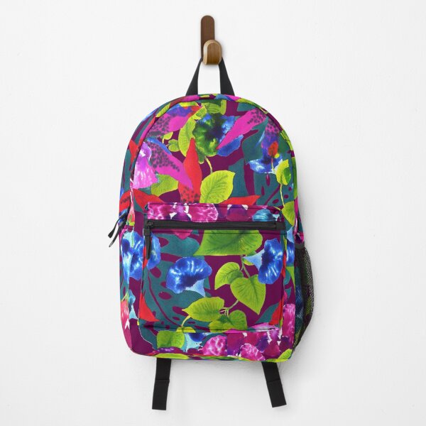 Item preview,  Tropical leaves Tropical color clash designed and sold by Alessandro Remo Mazzoni Remotextiles.