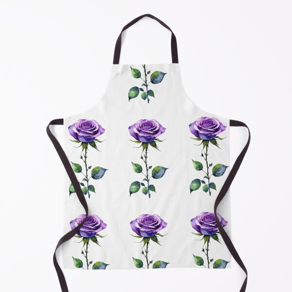 Item preview, A single violet rose water colour technique, for a couple lover, valentine day, Created using generated AI designed and sold by WhiteDoveArt.