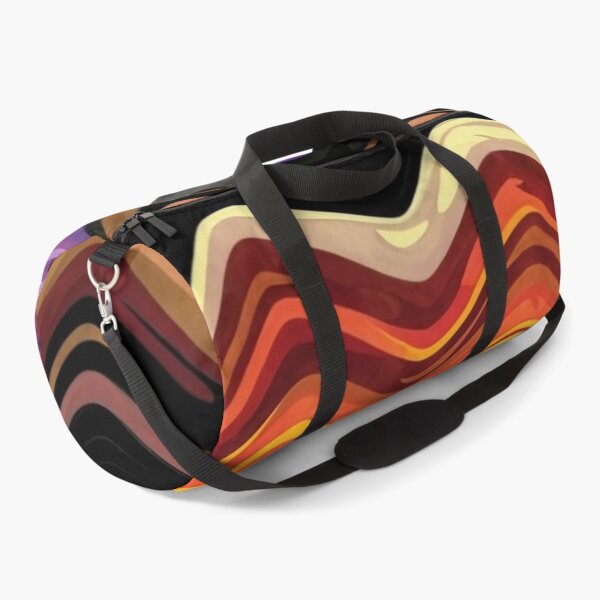 Item preview, logo rime art graphics graffiti cream yellow orange red black fabric pattern waves purple brown designed and sold by gulka8.