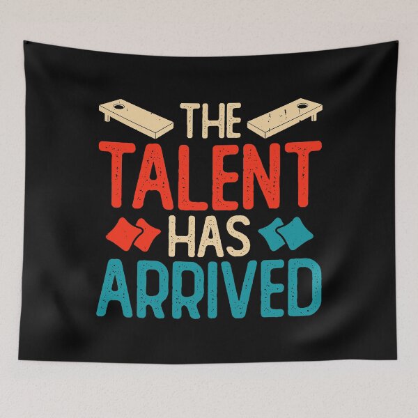 Item preview, The Talent Has Arrived Retro Design - Baggo Team Bean Bag Toss Game - Funny Cornhole Player Vintage designed and sold by naworas.