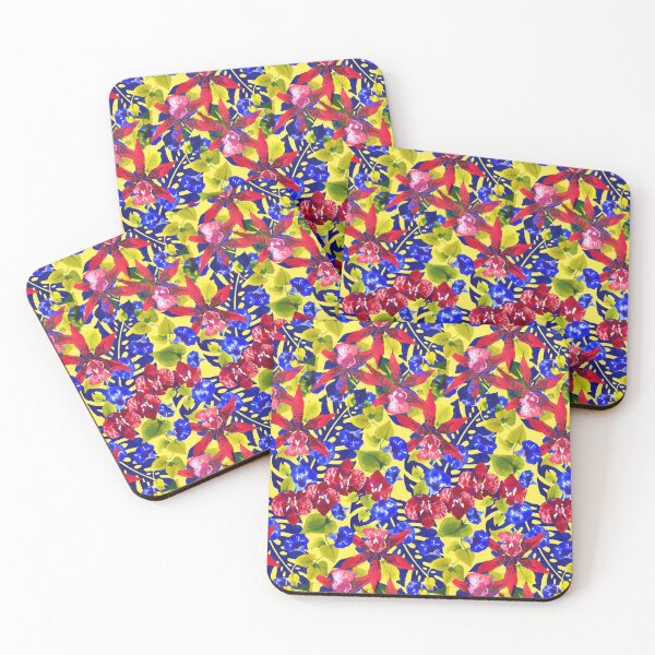 Item preview, Copy of  Tropical leaves Tropical color clash designed and sold by Alessandro Remo Mazzoni Remotextiles.