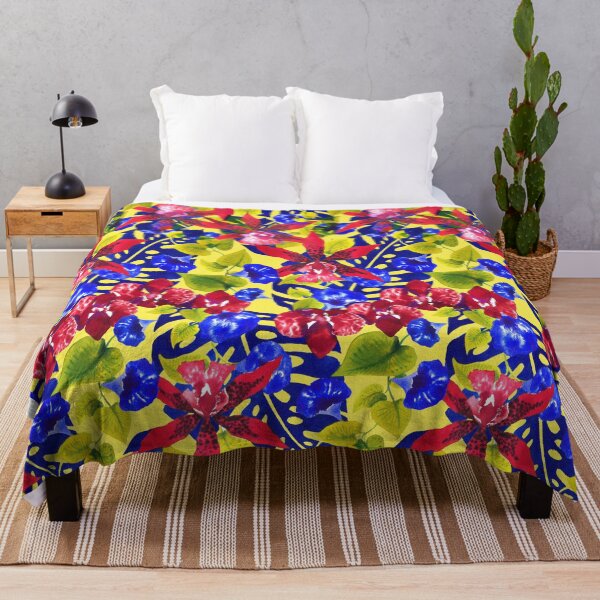 Item preview, Copy of Tropical leaves Tropical color clash designed and sold by Alessandro Remo Mazzoni Remotextiles.
