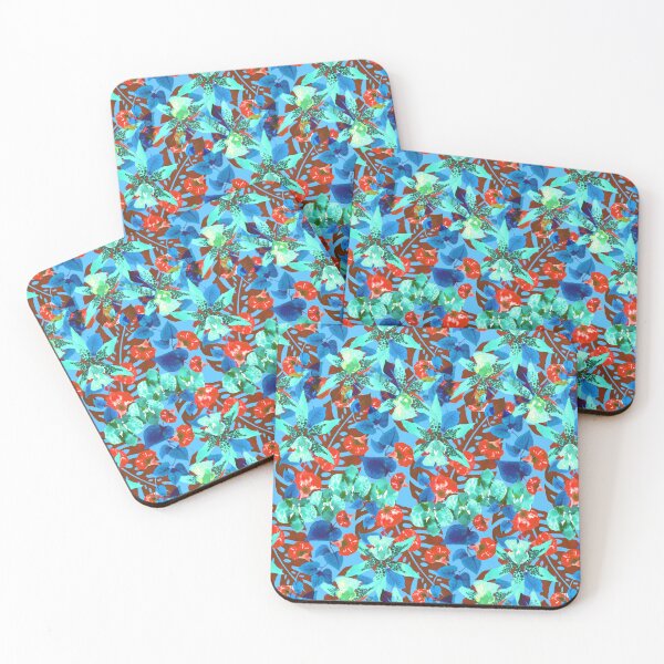 Item preview, Copy of  Tropical leaves Tropical color clash designed and sold by Alessandro Remo Mazzoni Remotextiles.