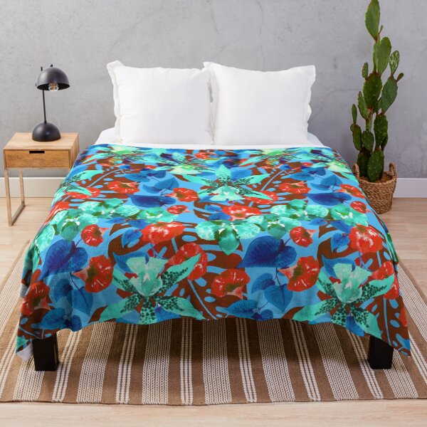 Item preview, Copy of Tropical leaves Tropical color clash designed and sold by Alessandro Remo Mazzoni Remotextiles.