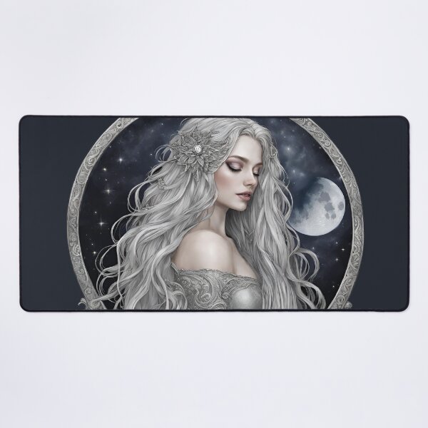 Item preview, Selene the Moon Goddess Greek Mythology Drawing Quote designed and sold by TheLocoShop.