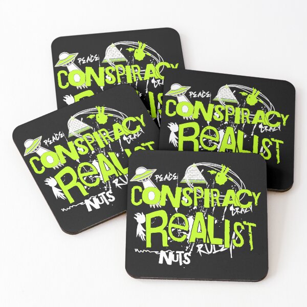 Item preview, conspiracy realist, conspiracy theorist, funny gift for conspiracy theorists designed and sold by QuirkyTease.