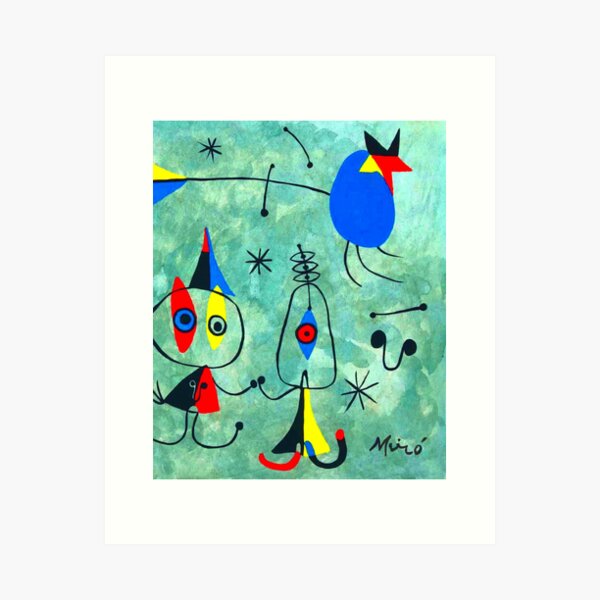 Aperçu de l'œuvre  Joan Miró créée et vendue par NasriART.