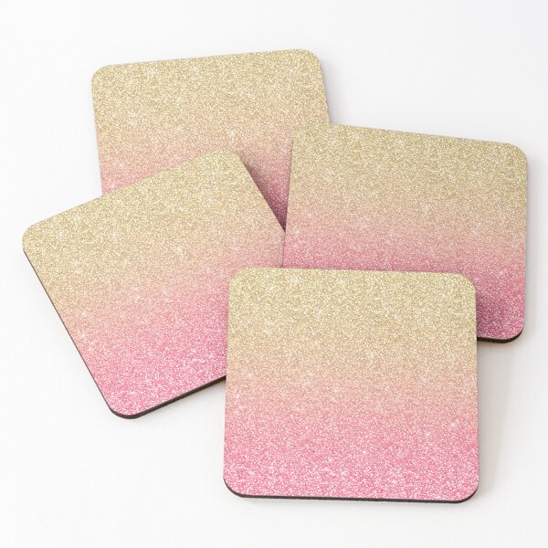 Item preview, Beautiful Gold Pink Glitter Ombre designed and sold by NdesignTrend.