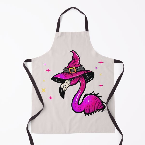 Item preview, Cute Halloween Flamingo Witch designed and sold by witch-night.