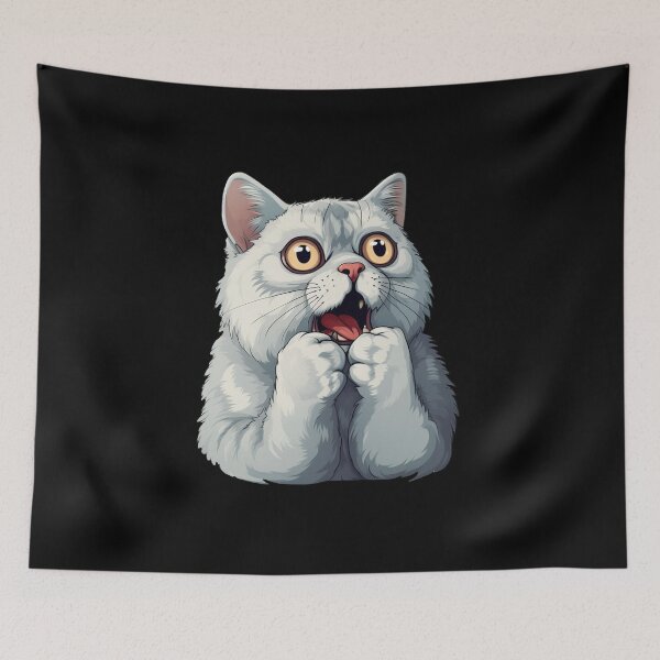 Item preview, Surprised Cat  designed and sold by MiduImages.