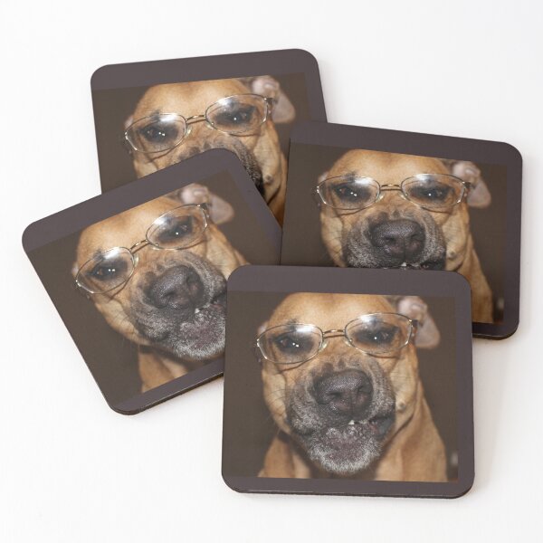 Item preview, Dog with glasses designed and sold by NatureDogRealms.