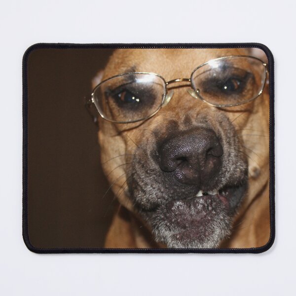 Item preview, Dog with glasses designed and sold by NatureDogRealms.