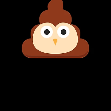 Imagen de la obra Owl Poop Christmas Emoticon Kids Owl Poop Gear de DynamicDesign