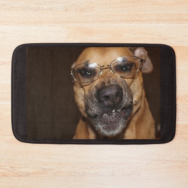 Item preview, Dog with glasses designed and sold by NatureDogRealms.