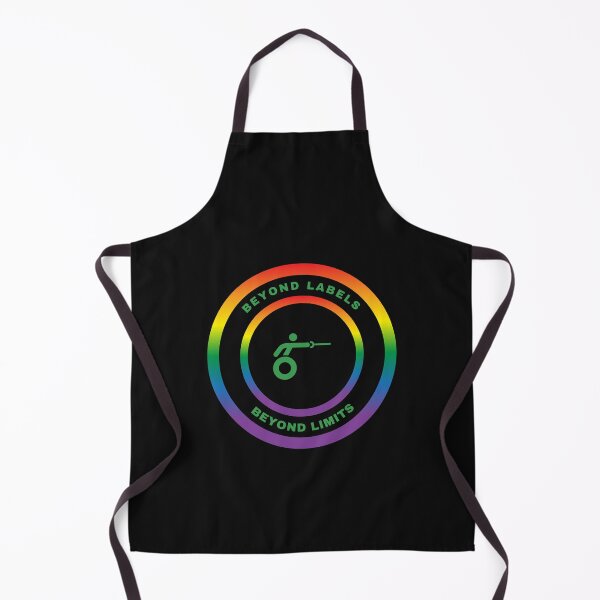 Item preview, LGBTQ Wheelchair Fencing Disability Slogan. Beyond Labels Beyond Limits. Lgbtq Wheelchair t-shirt designed and sold by PrideBeProud.