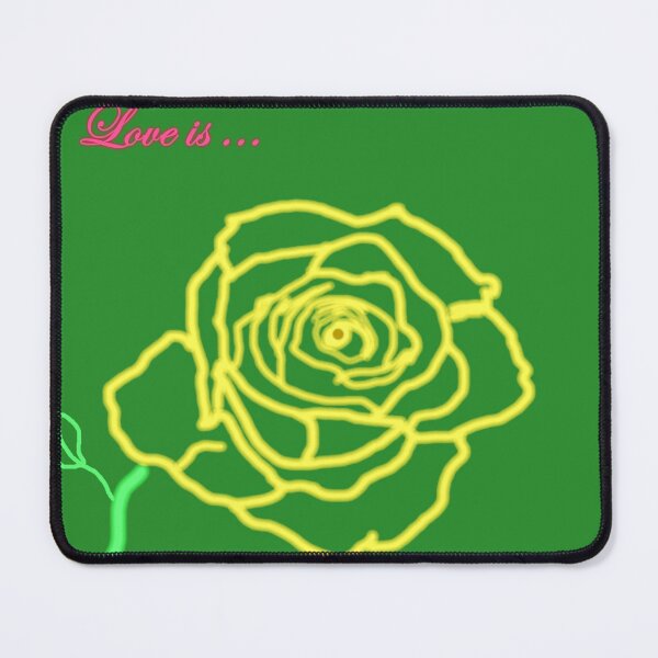 Item preview, LOVE IS a NEON YELLOW ROSE designed and sold by Timothy Forder.