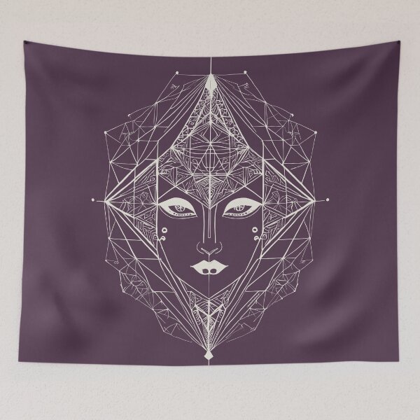 Item preview, Japanese Goddess | Sacred Geometry Portraits designed and sold by monkeybusiness.pt.