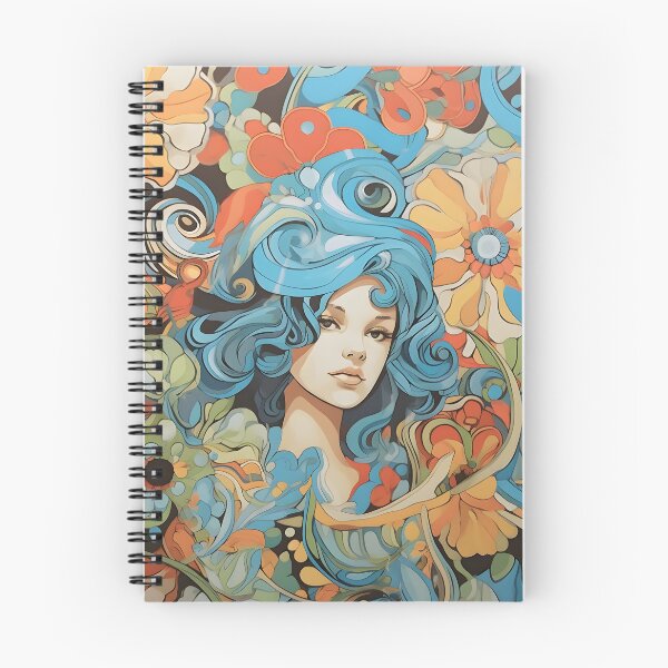 Item preview, Floral Fantasy Artistic Portrait designed and sold by inkArtistryfine.
