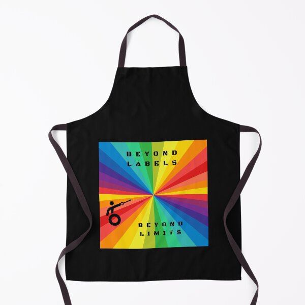 Item preview, LGBTQ Wheelchair Fencing Disability Slogan. Beyond Labels beyond Limits . Lgbtq Wheelchair t-shirt designed and sold by PrideBeProud.