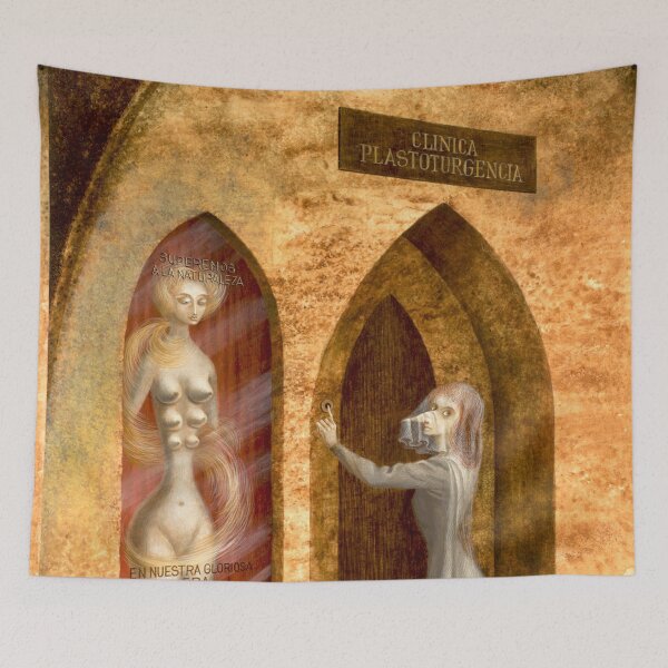 Item preview, HD. Visit to the plastic surgeon,  by Remedios Varo. (Original colors) designed and sold by MINDTHECHERRY.