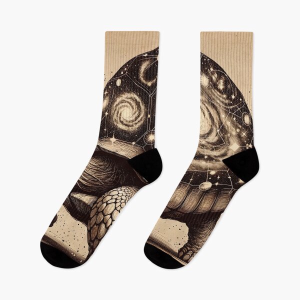 Item preview, Galactic Tortoise Voyaging the Cosmos designed and sold by PictorialWhimsy.