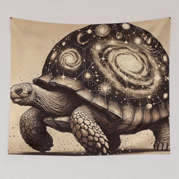 Item preview, Galactic Tortoise Voyaging the Cosmos designed and sold by PictorialWhimsy.
