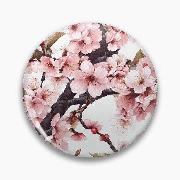 Item preview, Colorful Cherry Blossom Pattern designed and sold by DigiDreamyArt.