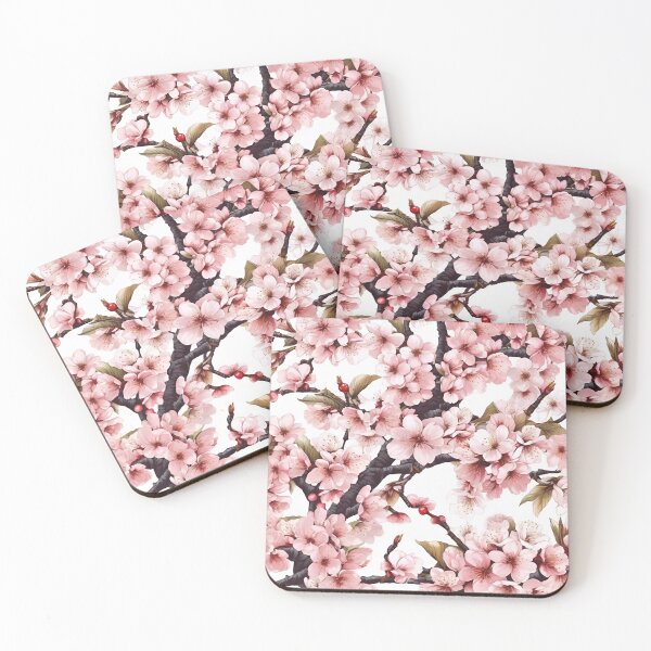 Item preview, Colorful Cherry Blossom Pattern designed and sold by DigiDreamyArt.