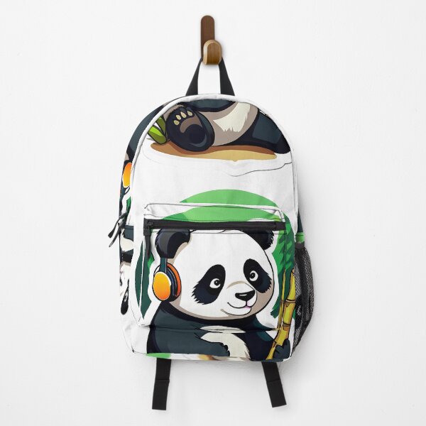 Item preview, Cute Panda with headphones designed and sold by justasimpleguy.