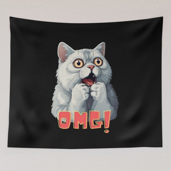 Item preview, Surprised Cat  designed and sold by MiduImages.