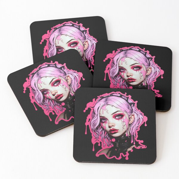 Item preview, Pink Cyber Goth Girl  designed and sold by Nightarcade.