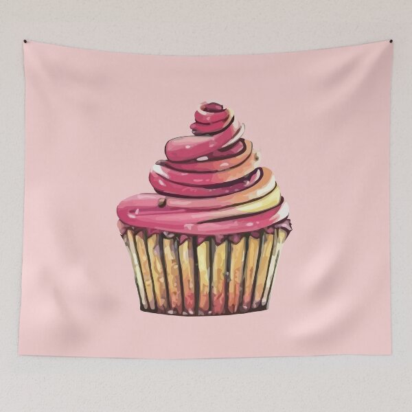 Item preview, Sweet Indulgence: Strawberry Whipped Cupcake Delight designed and sold by CrazySweets.
