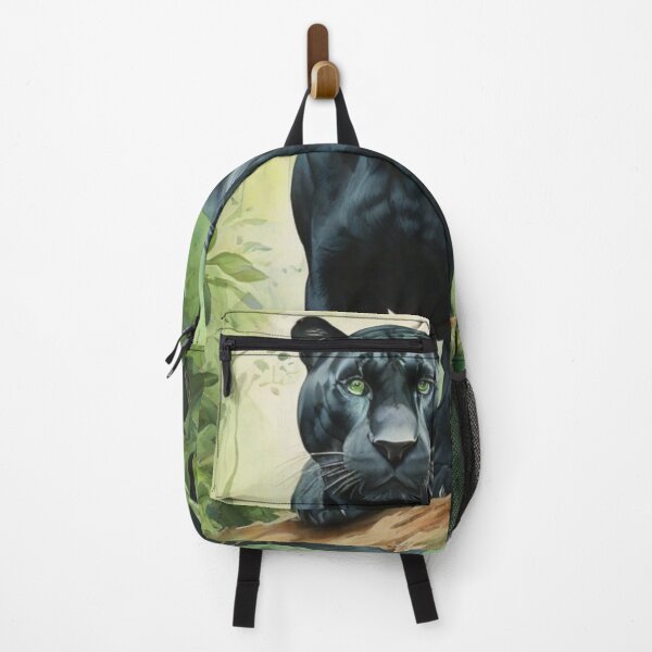 Item preview, Panther in Green forest_watercolour designed and sold by shokA Design.