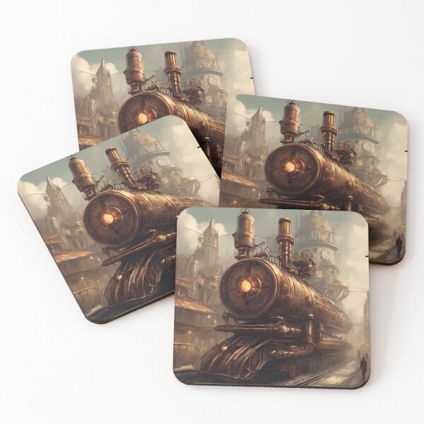 Item preview, Steampunk Metropolis designed and sold by Aurorartsprint.