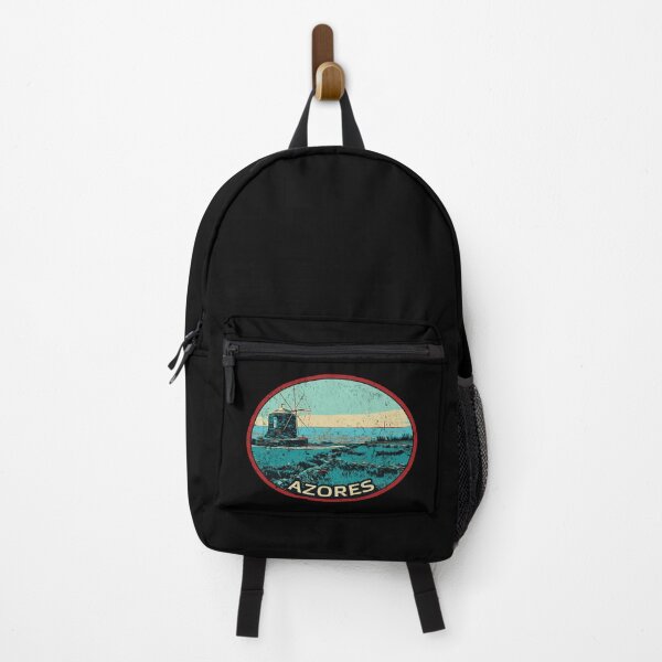 Item preview, Azores Islands Windmill Landscape Illustration designed and sold by Lemomo-artworks.
