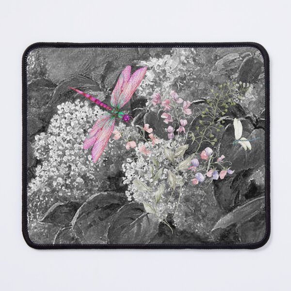 Item preview, Lilacs in a Bowl with Dragonfly designed and sold by tomorrowsart.
