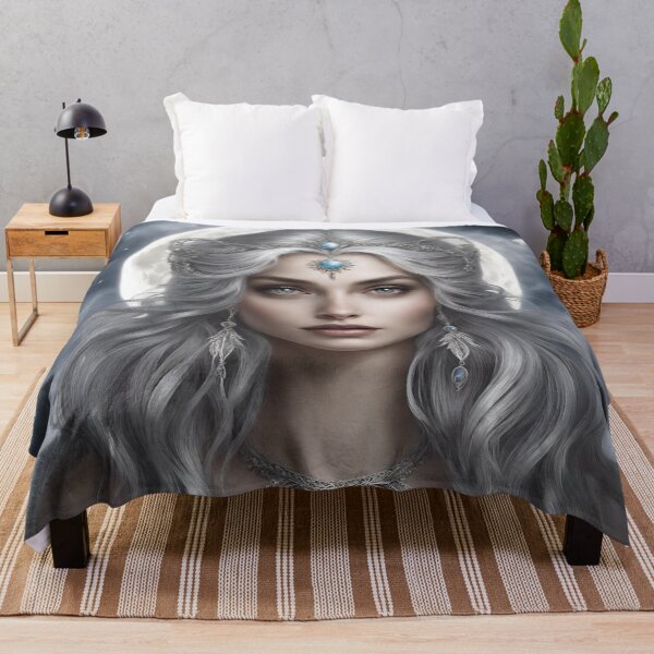 Item preview, Selene the Moon Goddess Greek Mythology Drawing Quote designed and sold by TheLocoShop.