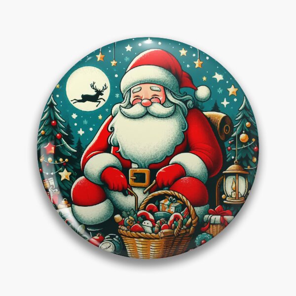Item preview, Christmas 2023 - Santa Claus "moon" designed and sold by Hemindway.