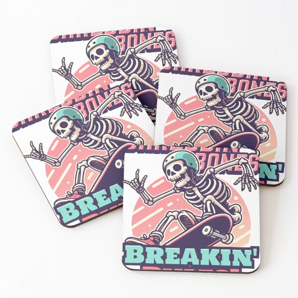Item preview, Shreddin' Bones Breakin' Rules! designed and sold by LaughCrypt.