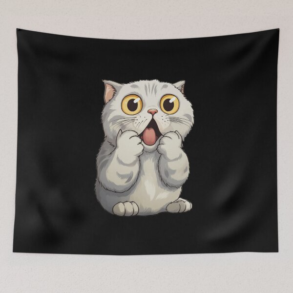 Item preview, Surprised Cat  designed and sold by MiduImages.