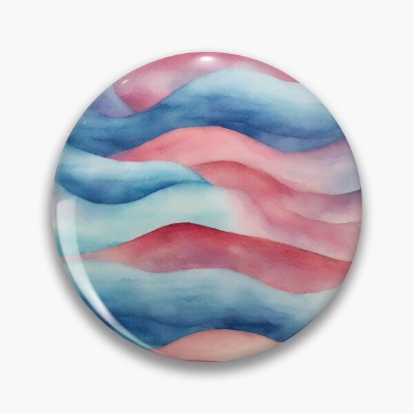 Item preview, Multi colour watercolour wave pattern designed and sold by Sheila5480.