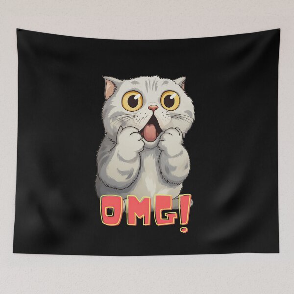 Item preview, Surprised Cat  designed and sold by MiduImages.